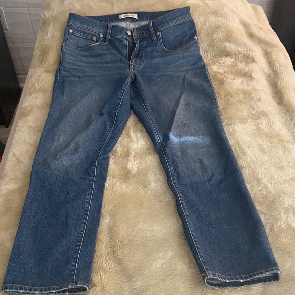 Madewell Ankle-Length Blue Jeans